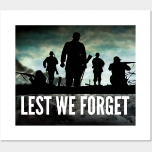 lest we forget - british army - armistice day Posters and Art